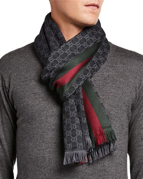 men gucci scarf sale|Gucci scarf men's outlet.